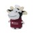 Shorties Business Logo Imprinted Mini Stuffed Animals with Shirts - Cow